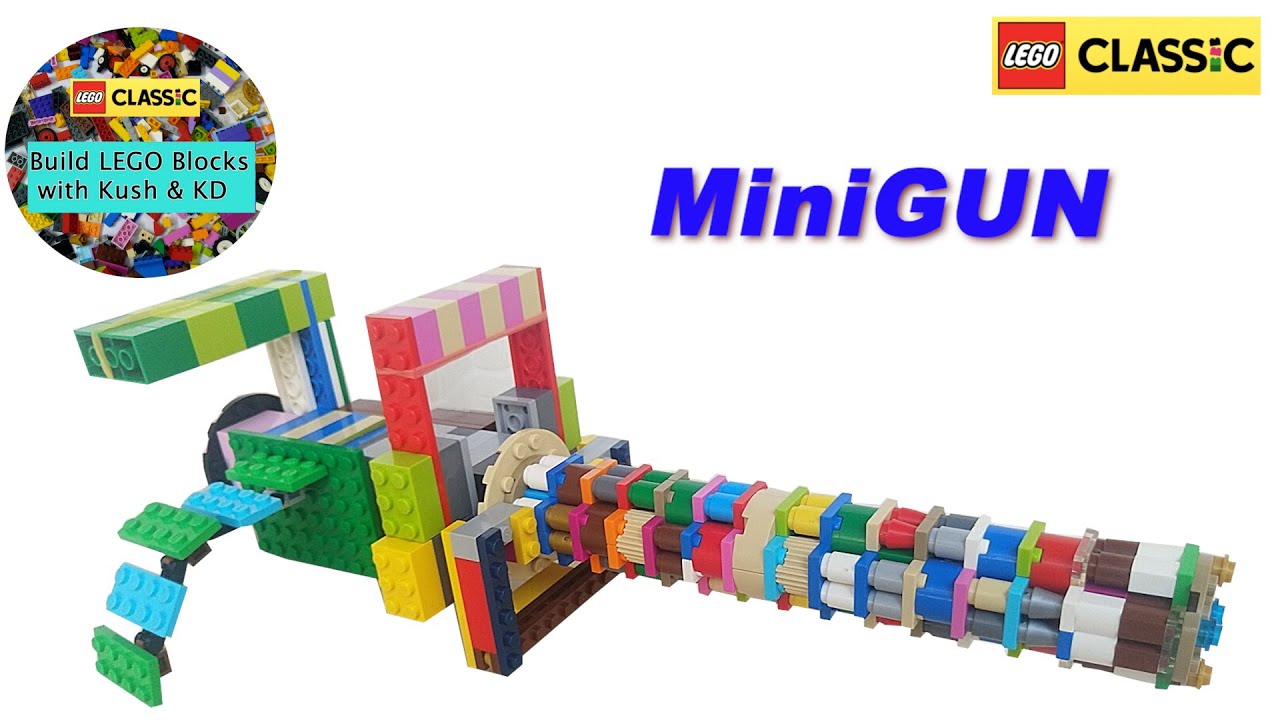 LEGO Mini Gun || LEGO 11005 || MOC || Building Instructions Ideas (LEGO Gun:-17)