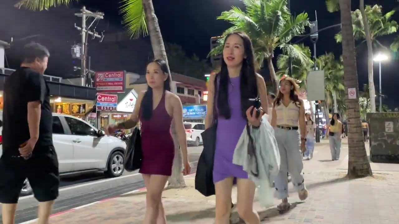 How is Thailand now? Pattaya Beach Road Evening Scenes. Through my eyes. 2025