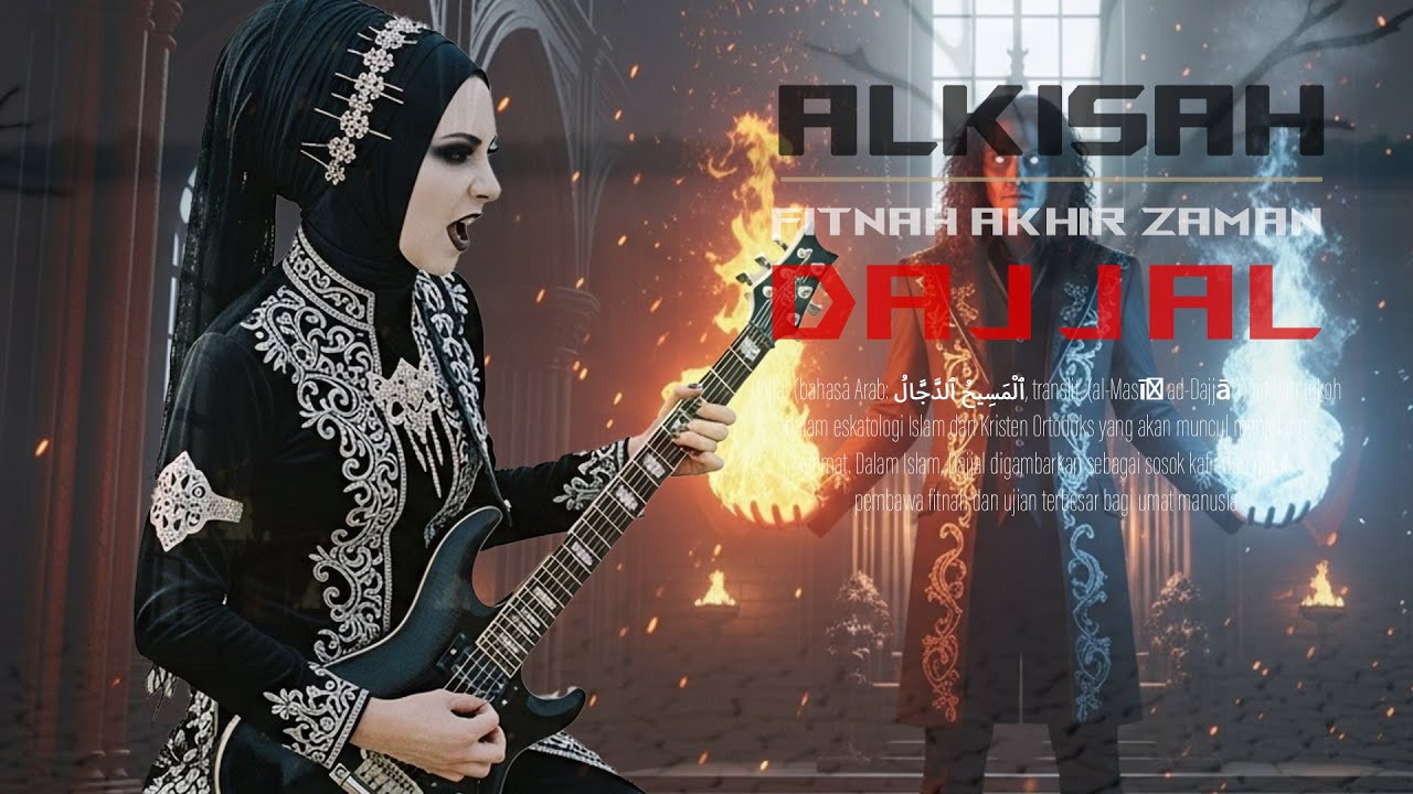 DAJJAL | FITNAH AKHIR ZAMAN - GOTHIC GIRLS METAL RELIGI (OFFICIAL AI MUSIC VIDEO)
