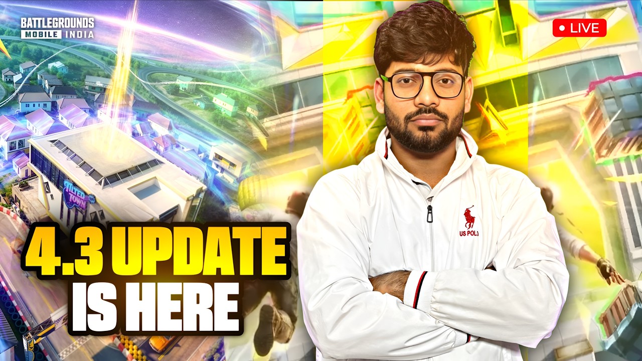 FINALLY 4.3 UPDATE IS HERE || BGMI LIVE 🛑 #bgmi#facecam#bgmilive#rankpush