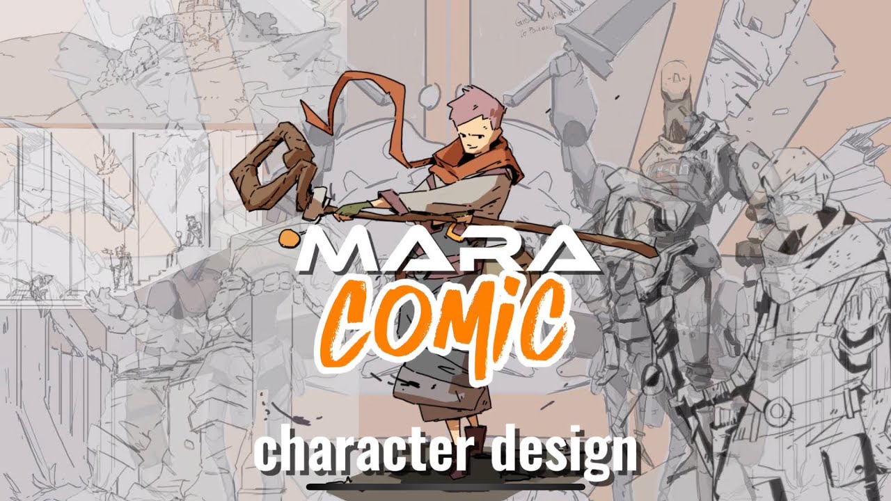 MARA comic- character design-Anthony Thornton