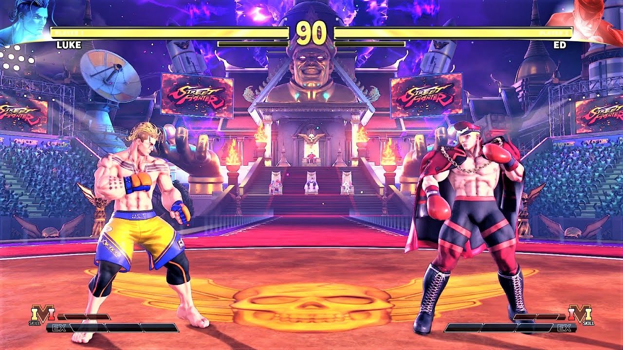 Luke vs ED (Hardest AI) - Street Fighter V