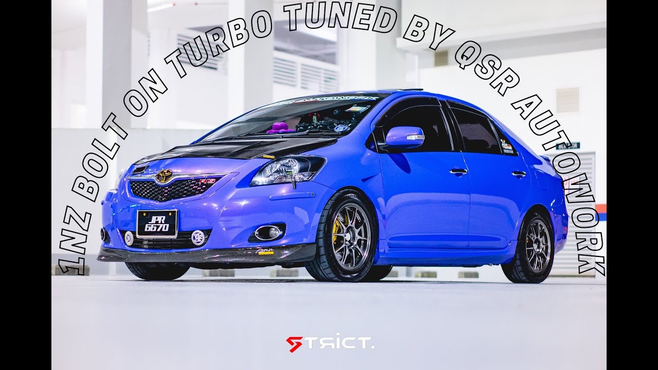 VIOS Turbo 200hp | Run 1NZ BOLT ON | TUNED BY QSR AUTOWORKS