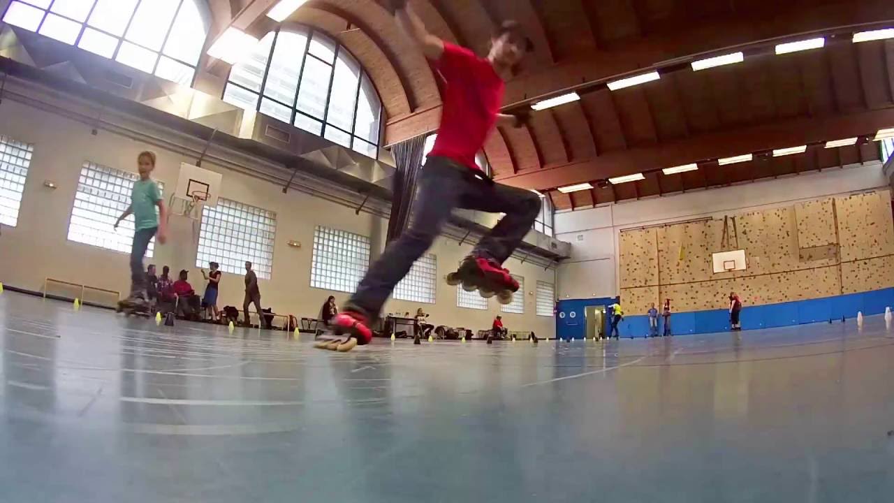 Slide training - Rollerblades - Freiner en roller