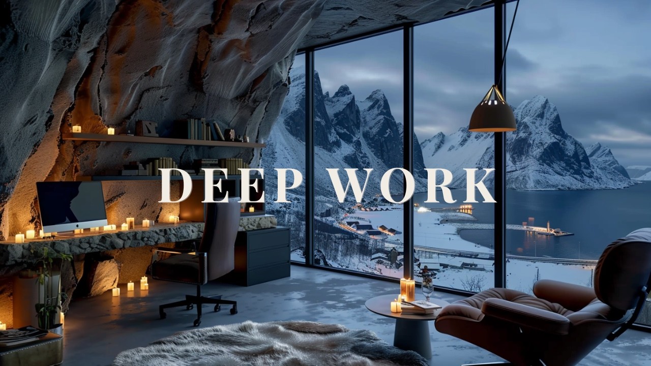 Arctic Cave Ambient | Deep Focus by the Frozen Fjord ❄️🔥