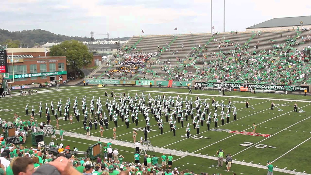 Marshall University Marching Thunder 09/19/15 Pregame