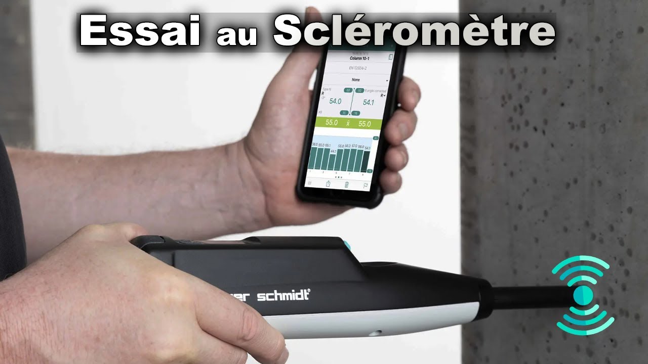 L'essai au scléromètre (test de la résistance du béton in-situ) #essai #scléromètre #béton