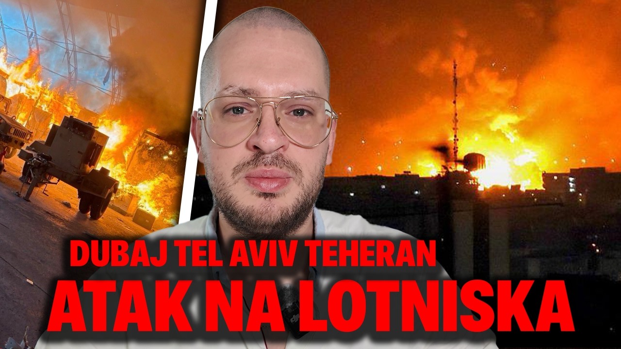 OGROMNE BOMBARDOWANIA LOTNISK W IZRAELU, TEHERANIE I DUBAJU