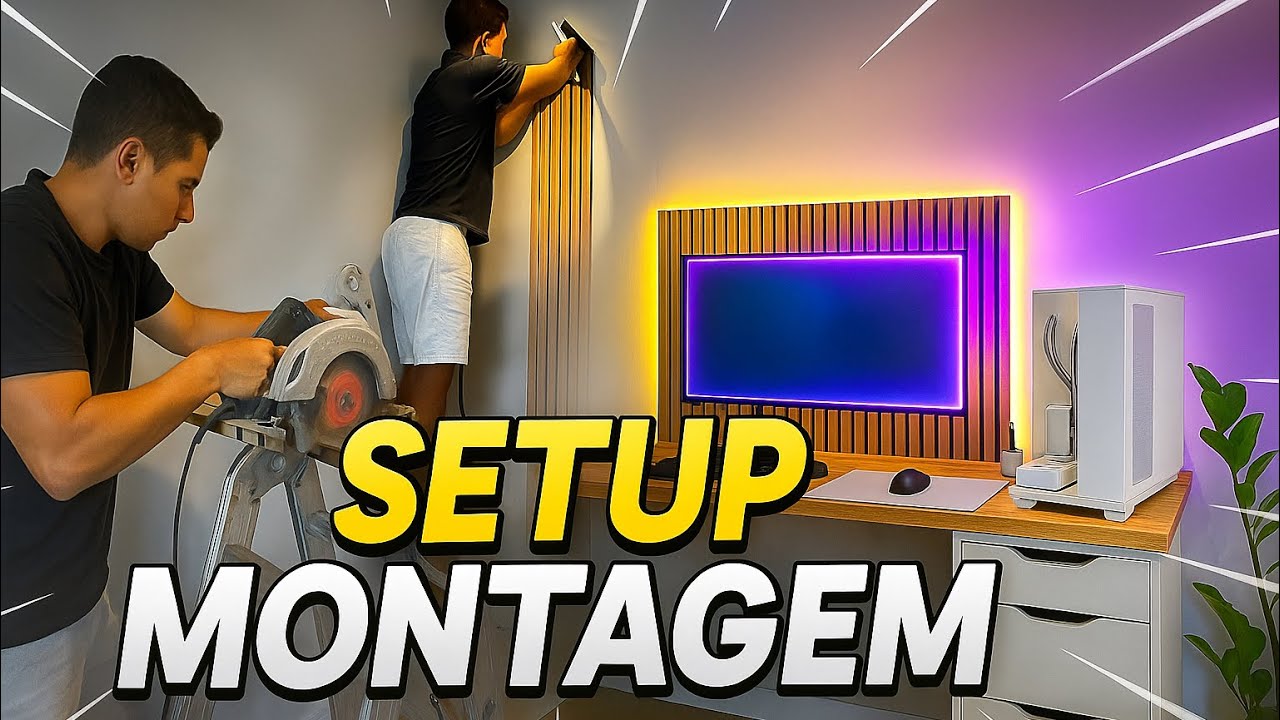 MONTANDO Meu SETUP? VERSÃO PAINEL RIPADO IKARA