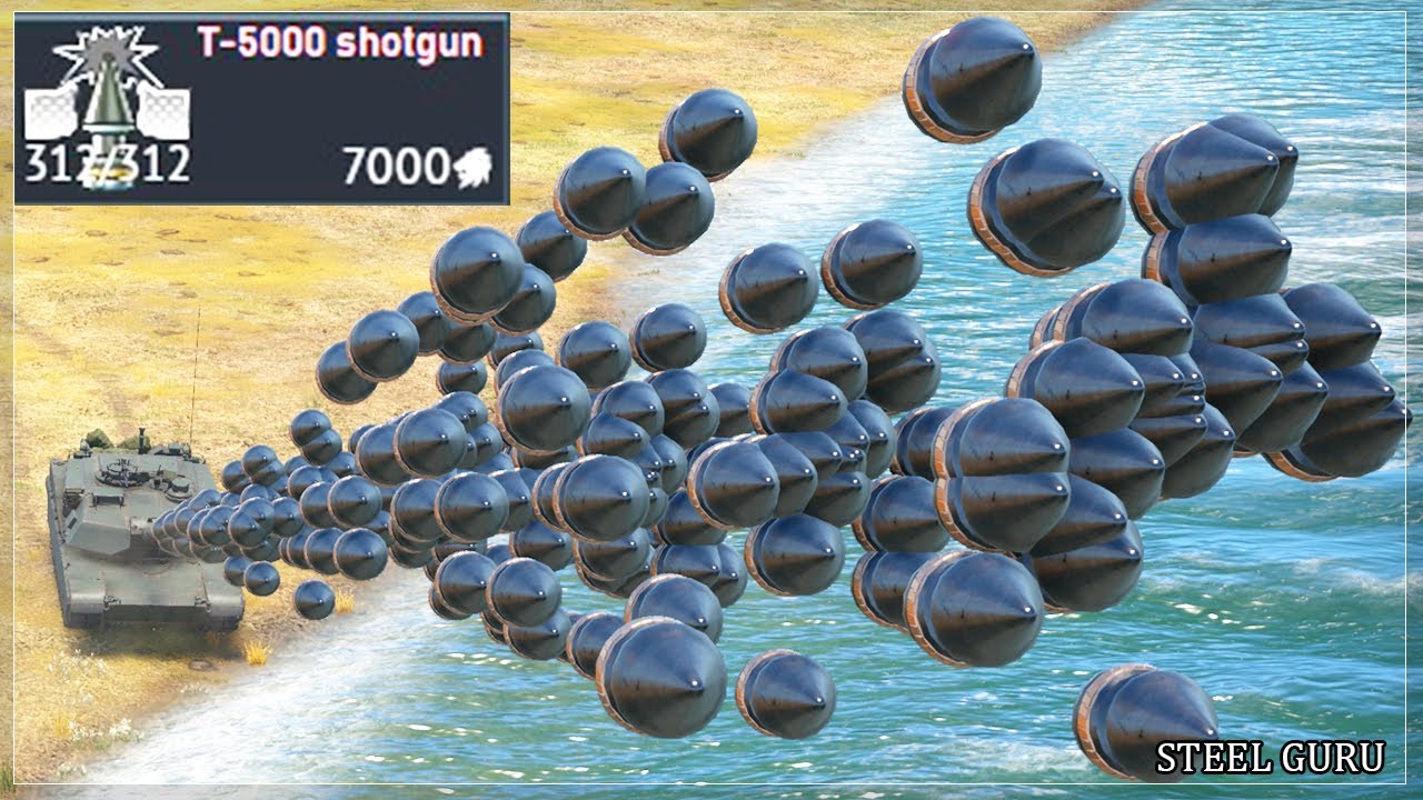 356mm APCR SHOTGUN in War Thunder !!! 😱😱😱