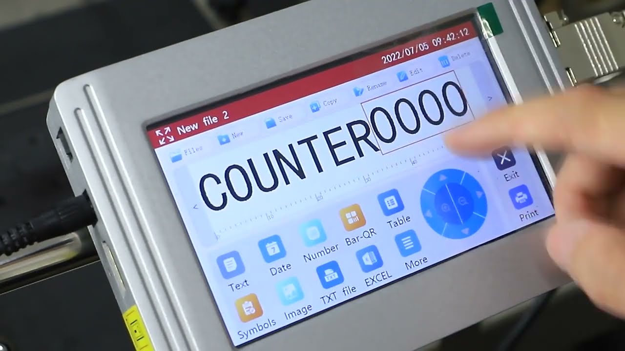 Hot Sale Tw mini online automatic inkjet printer date batch code printing machine with page conveyor