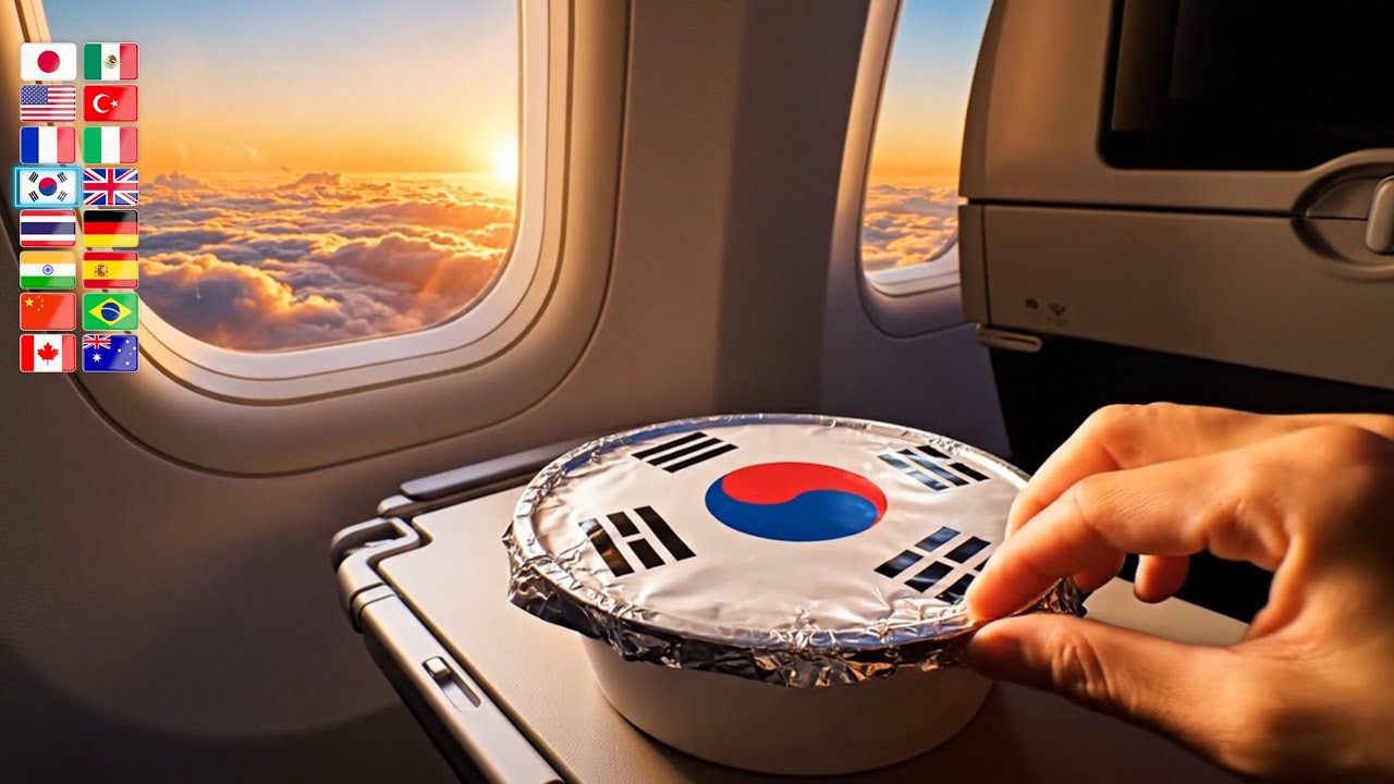 Which country would you like to try first class food on an airplane? (Part 1)
