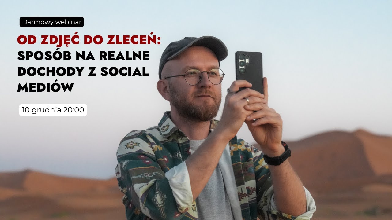 Od zdjęć do zleceń:  sposób na realne dochody z social mediów