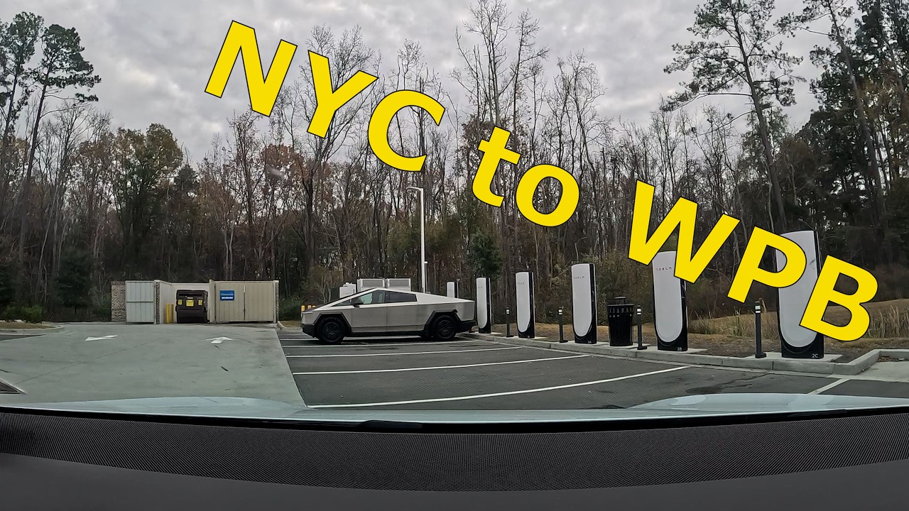 Tesla Model S Road Trip - New York to West Palm Beach, Florida - Christmas 2025 Part 2