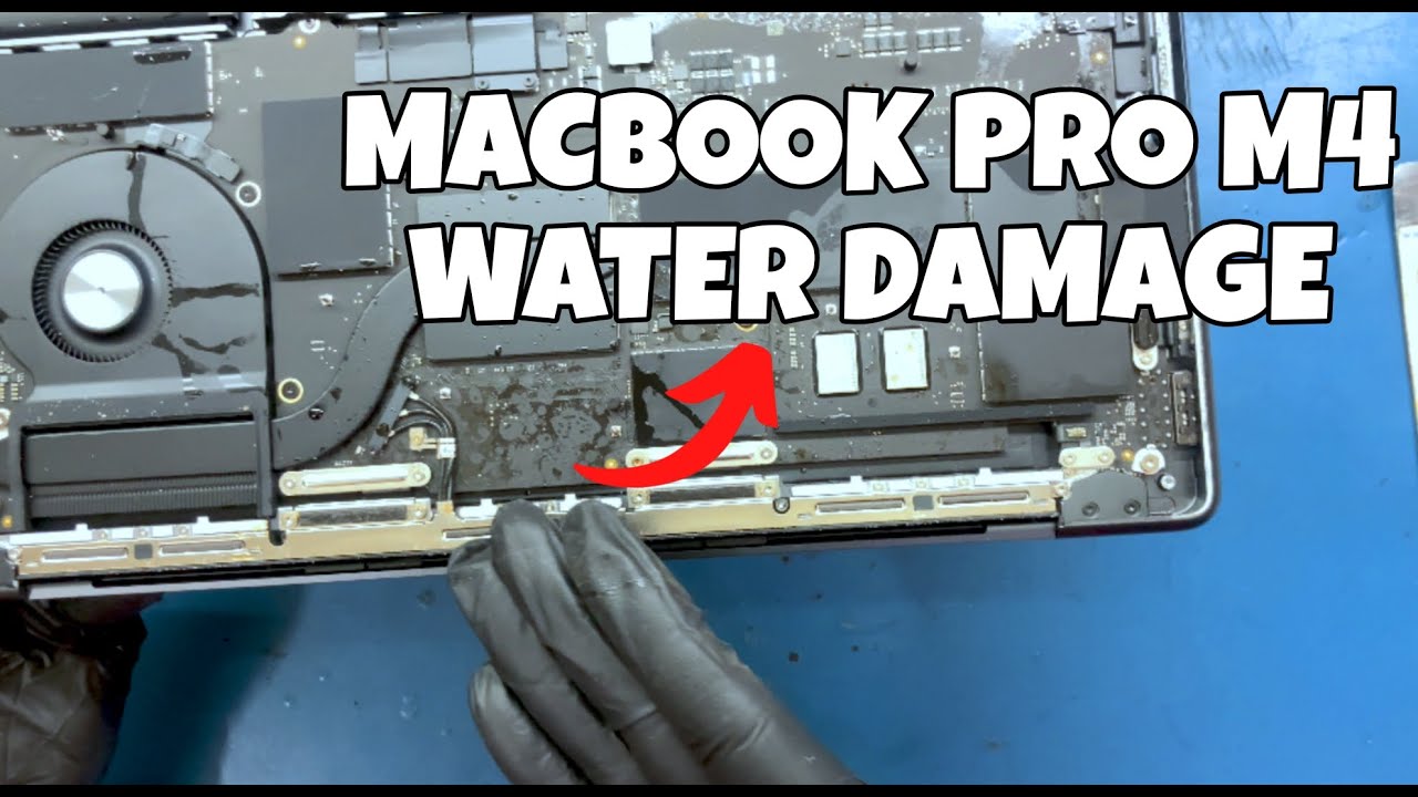 Macbook Pro M4 Water Damage ll Model A3112 ll Problem solving