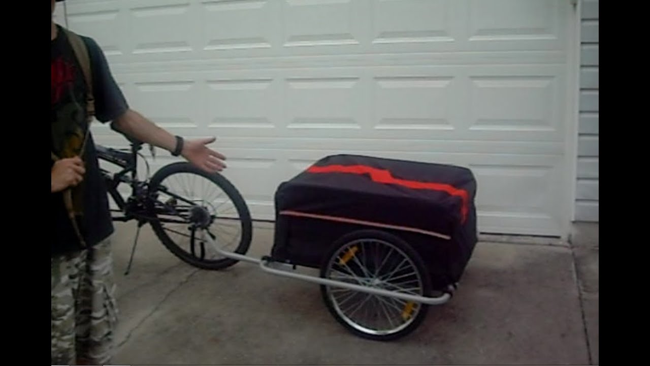 Aosom Elite II Bicycle Bike Cargo Trailer Cart Carrier - REVIEW