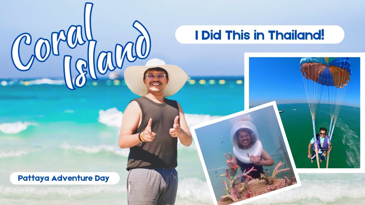 ఆకాశం నుంచి సముద్రం వరకు 🌊 | Pattaya Day 3 | Parasailing & Sea Walk