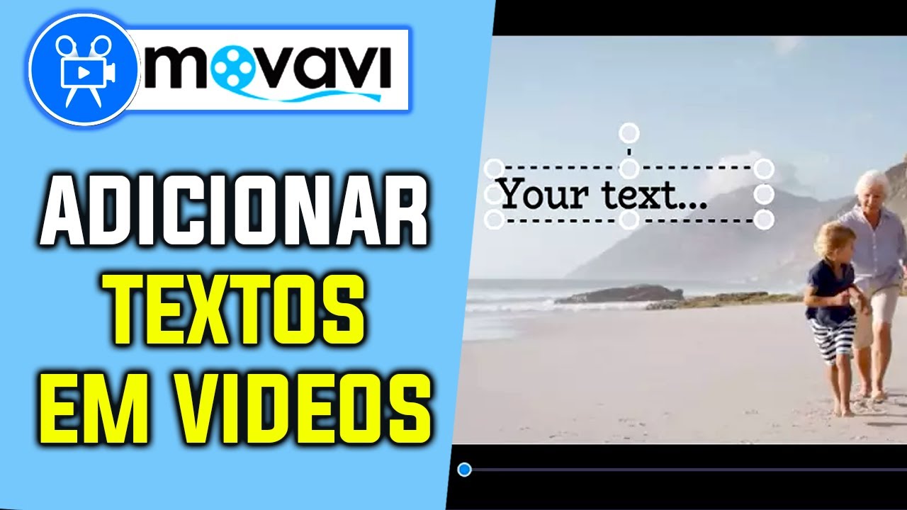 Como Adicionar Textos em Videos no Movavi | Tutoriais Movavi