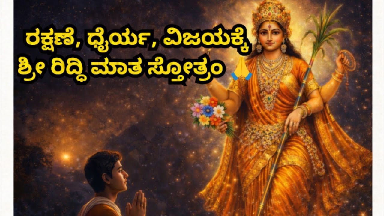 ಶ್ರೀ ರಿದ್ಧಿ ಮಾತ ಸ್ತೋತ್ರಂ 🙏🙏🌹|Shri Amrutheshwari Riddhi Maata Temple 