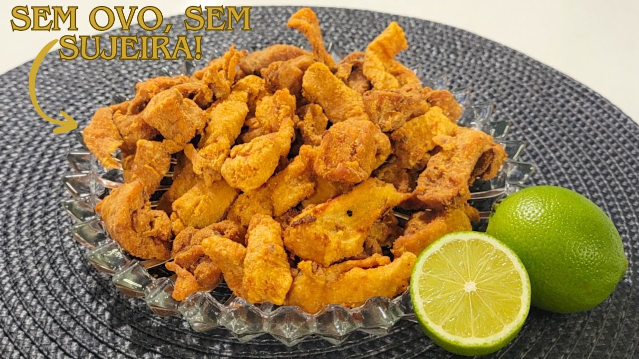 ISCAS DE FRANGO MEGA CROCANTE - GOSTOSO E FÁCIL SEM OVO