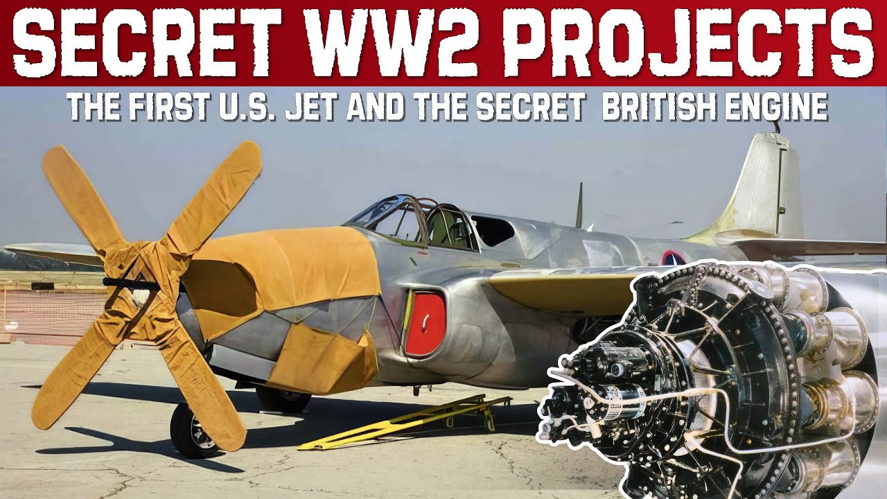 Secret WW2 Projects | The First U.S. Jet, And The British Engine | Aviation History Documentary