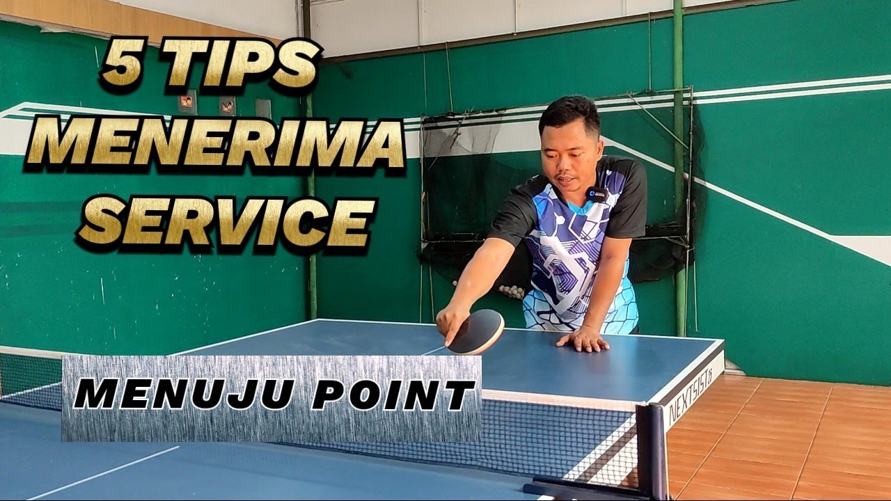 menerima service mematikan tenis meja dengan cara yang gampang