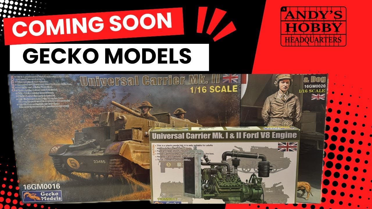 New Plastic Model Kits from Gecko Models 1/16 Universal Carrier
