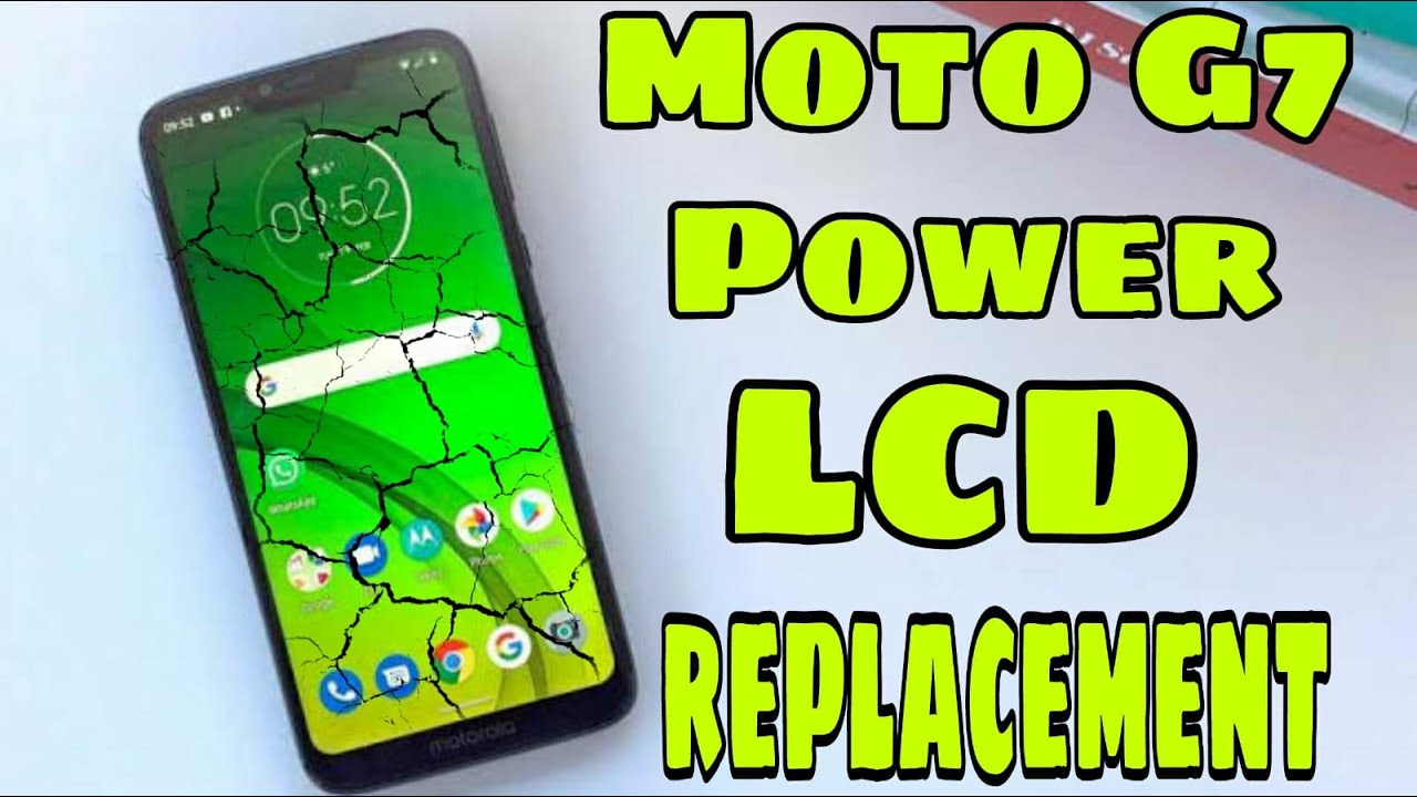 Moto G7 Power LCD Change | How To Replace Motorola Screen Easily | 