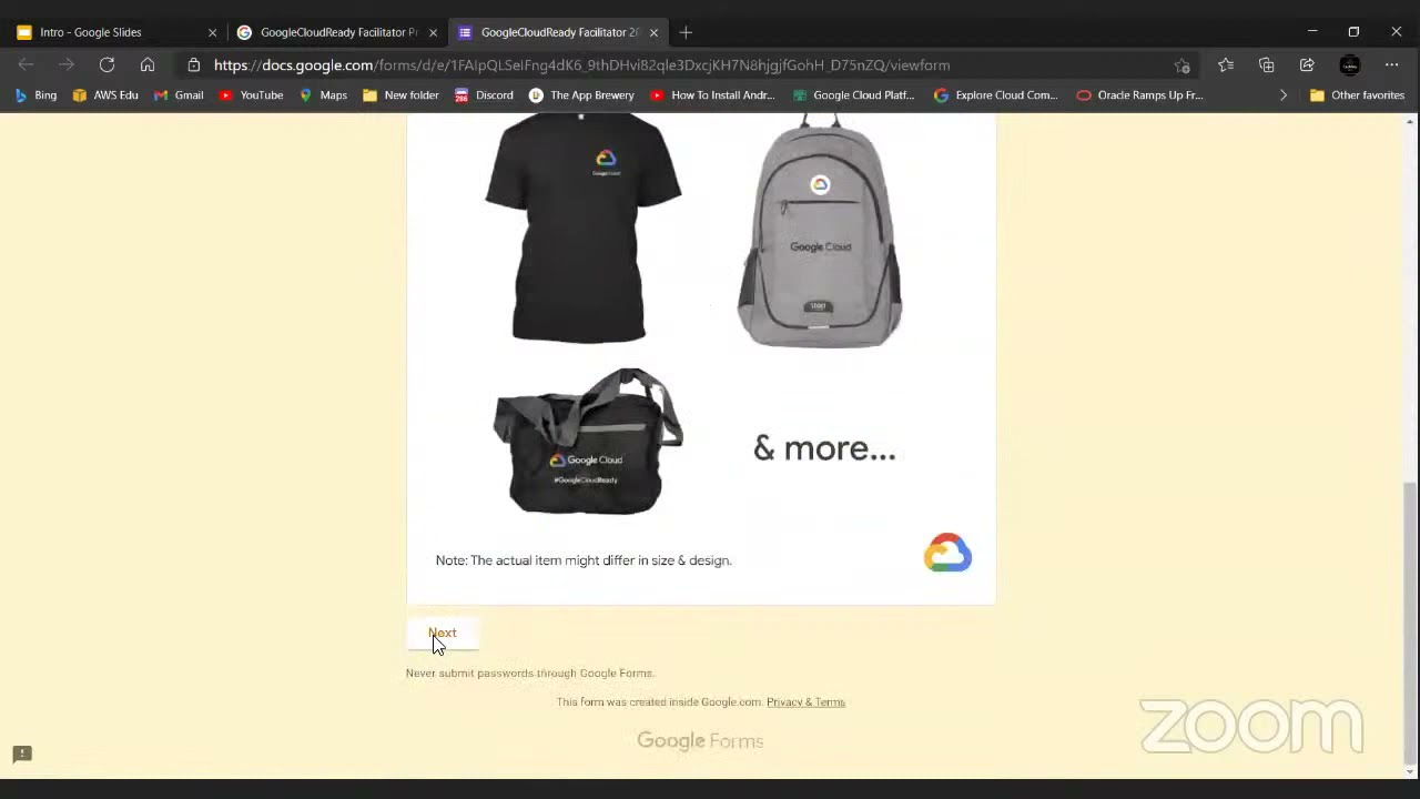 Google Cloud Ready Facilitator Program | Free Swags