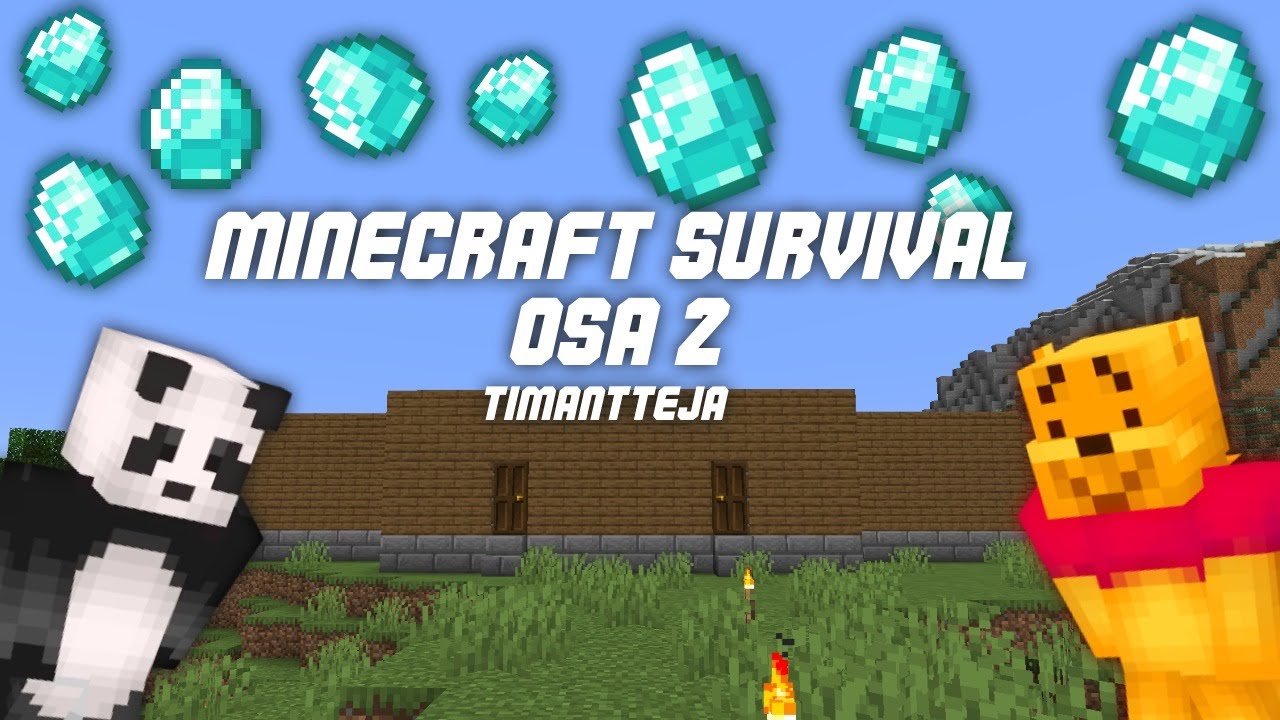 Ekat timantit! (Minecraft survival osa 2)