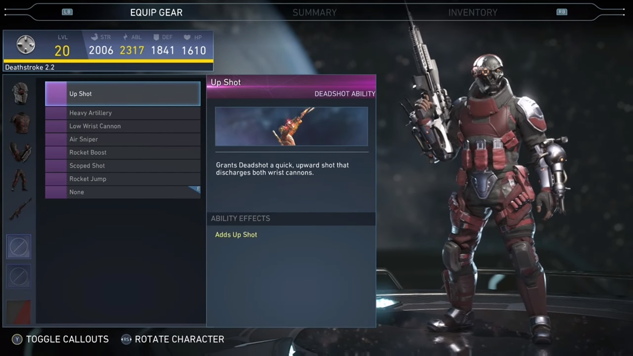 Injustice 2 - Deadshot  All Unlockable Abilities