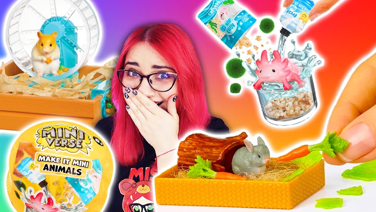 ZWIERZĄTKA DIY 🐹 MiniVerse ANIMALS 🐰 Kule Niespodzianki