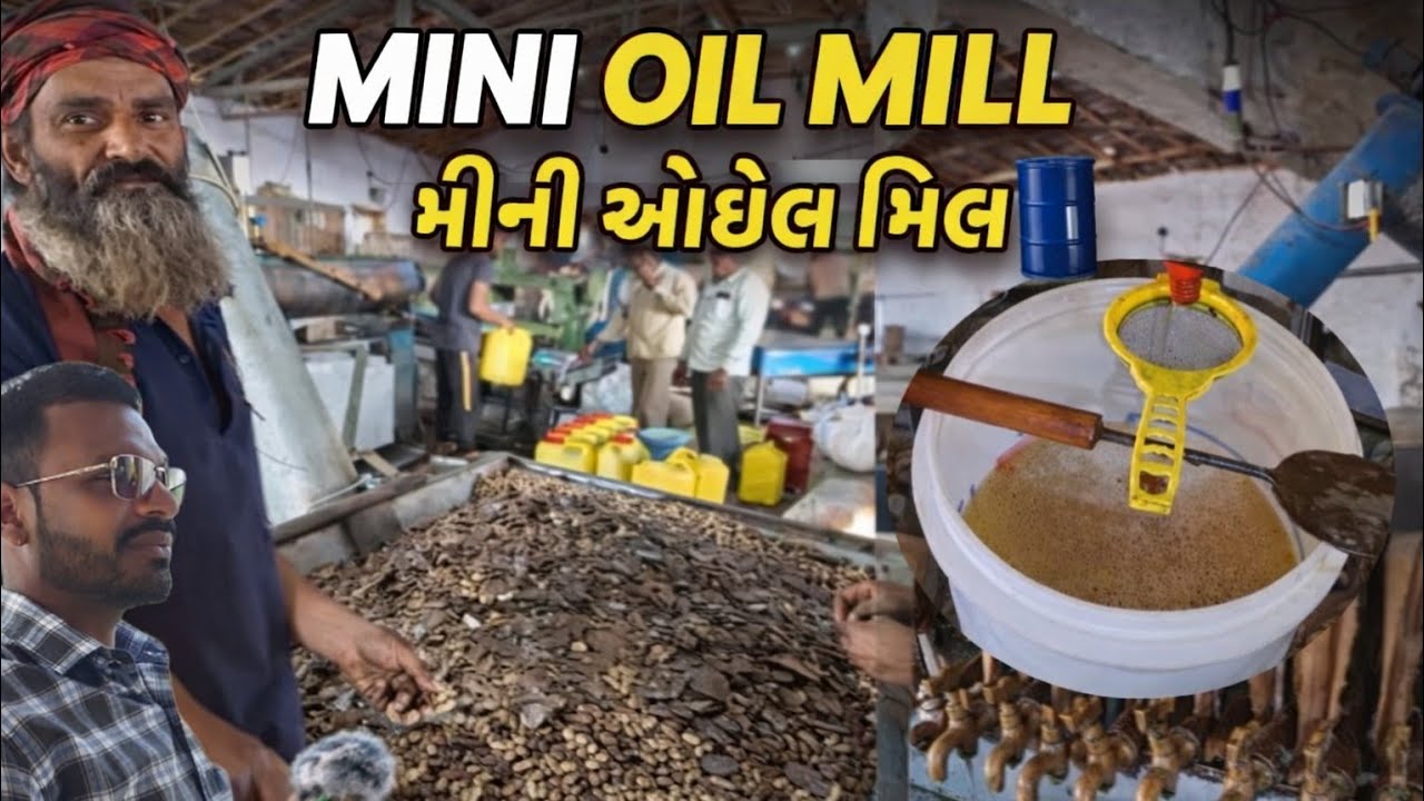 મીની ઓઇલ મીલ | આજે ગયા ઘાણી કઢાવવા | mini oil mill |@PankajVlogs1204 