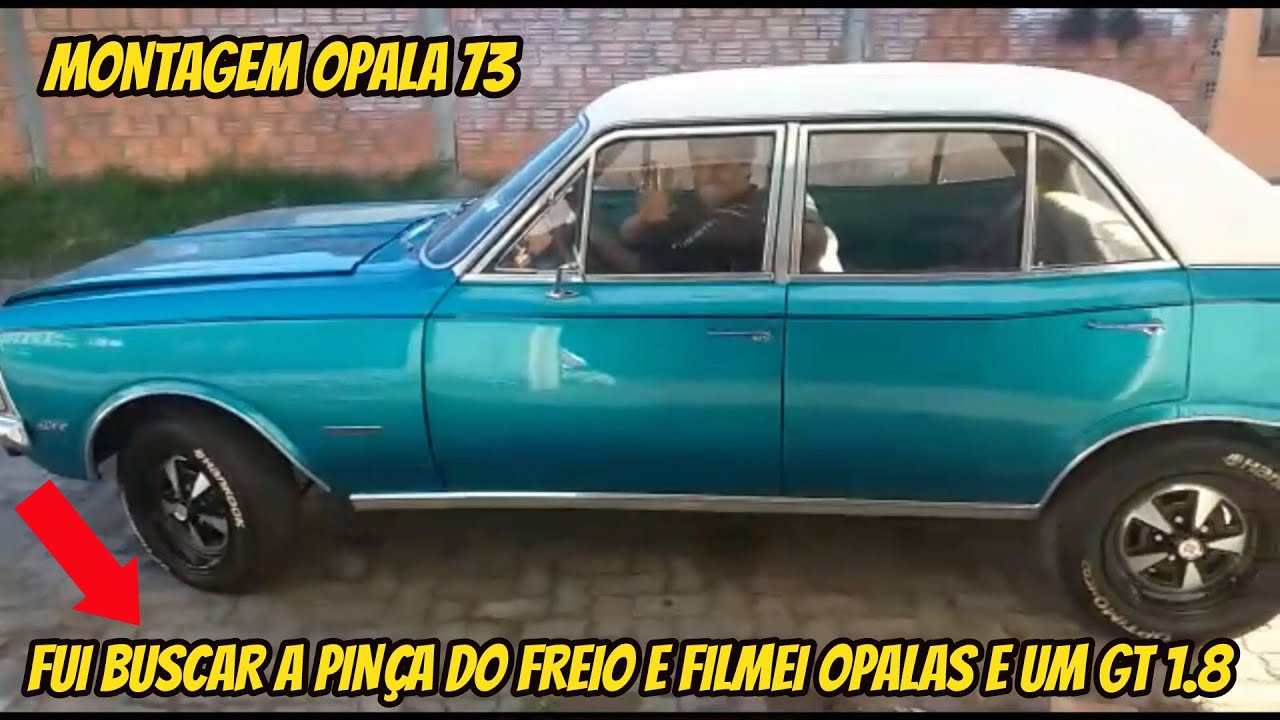 Montagem Opala 73 - Atr&aacute;s da Pin&ccedil;a de Freio, Achei Opalas e um Gol GT 1.8 Para Restauro