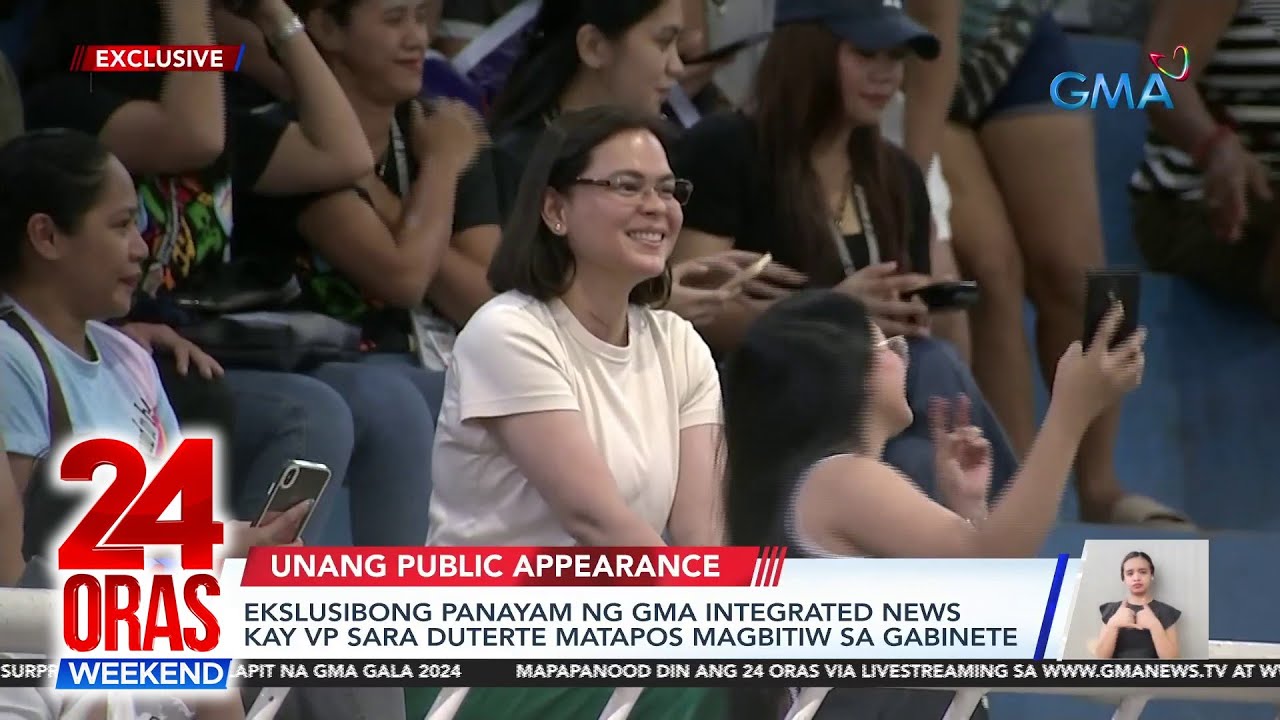 Exclusive interview ng GMA Integrated News kay VP Sara Duterte matapos magbitiw... | 24 Oras Weekend