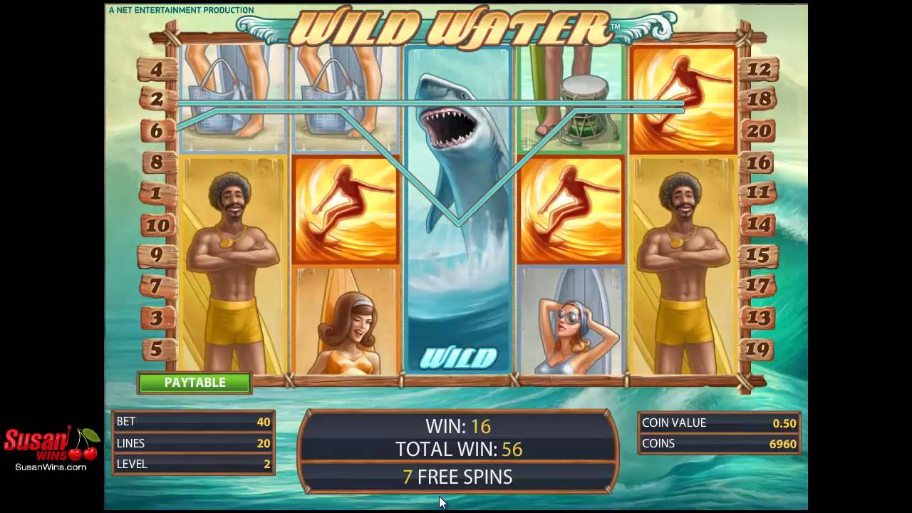Wonderful &lrm;&pound;188 Win - Free Games Bonus - Wild Water Online Slots Review