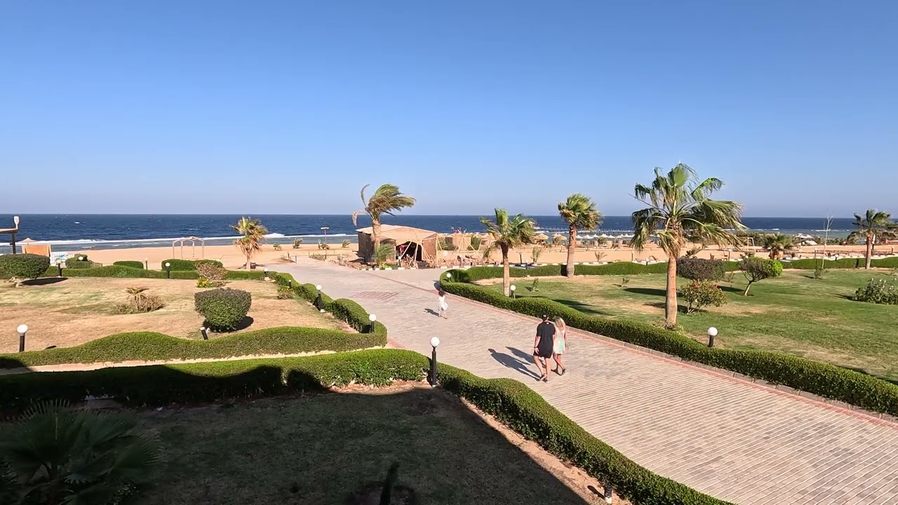 EGYPT -  Hotel Three Corners Happy Life Resort - výhled na moře