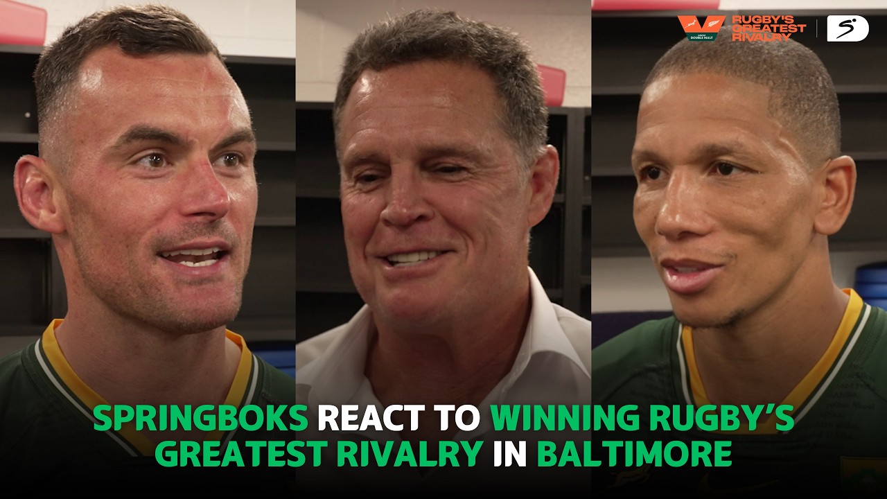 SPRINGBOKS WIN RUGBY'S GREATEST RIVALRY 🇿🇦🏆 | Player Reactions | What Goes On Tour
