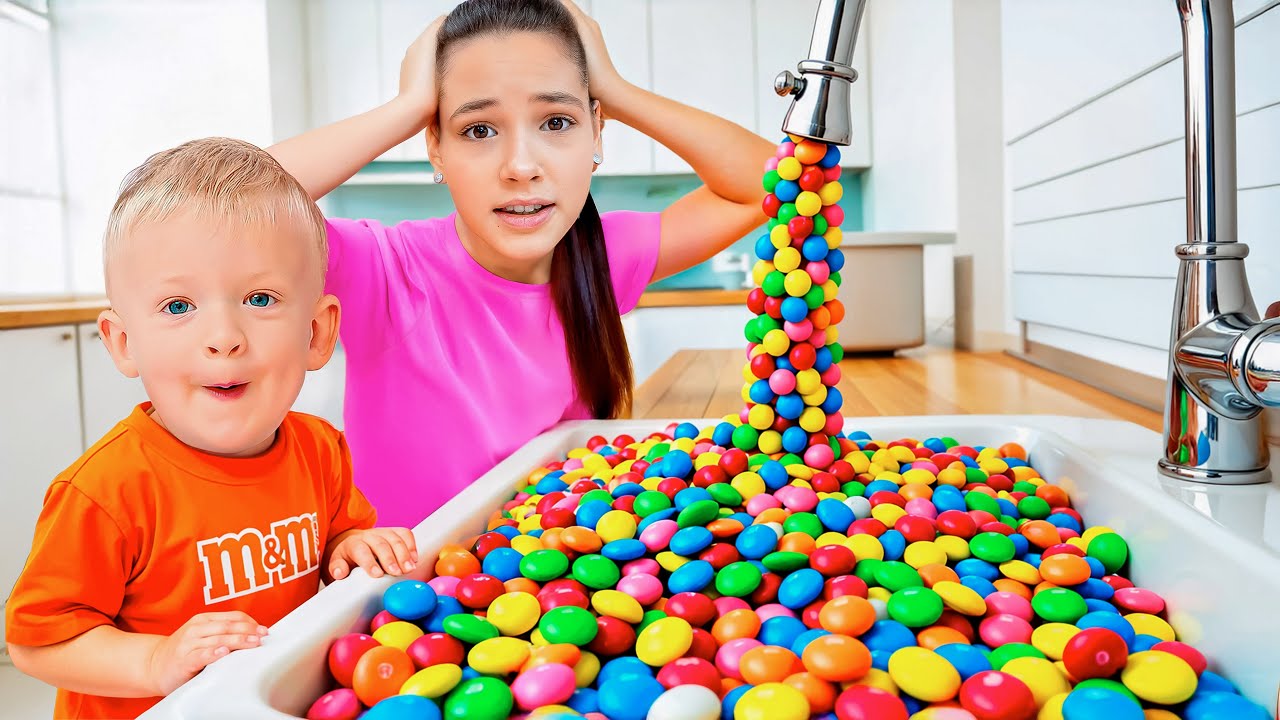 Cuộc phiêu lưu tắm kẹo ma thuật với Oliver và Adam
