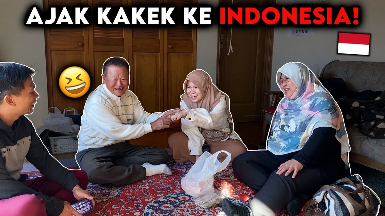 CU2 INDONESIA SENANG! KAKEK JEPANG MAU DI AJAK KE INDONESIA