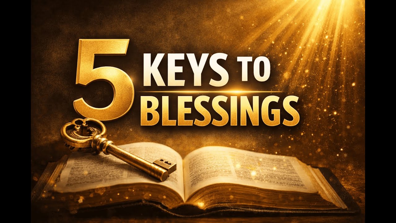 THESE FIVE KEYS WILL UNLOCK GOD'S BLESSINGS IN YOUR LIFE