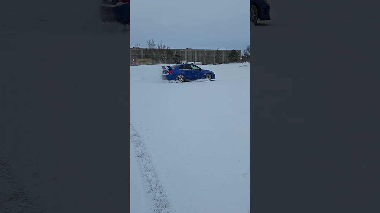 Snow Day = WRX Donut Therapy 
