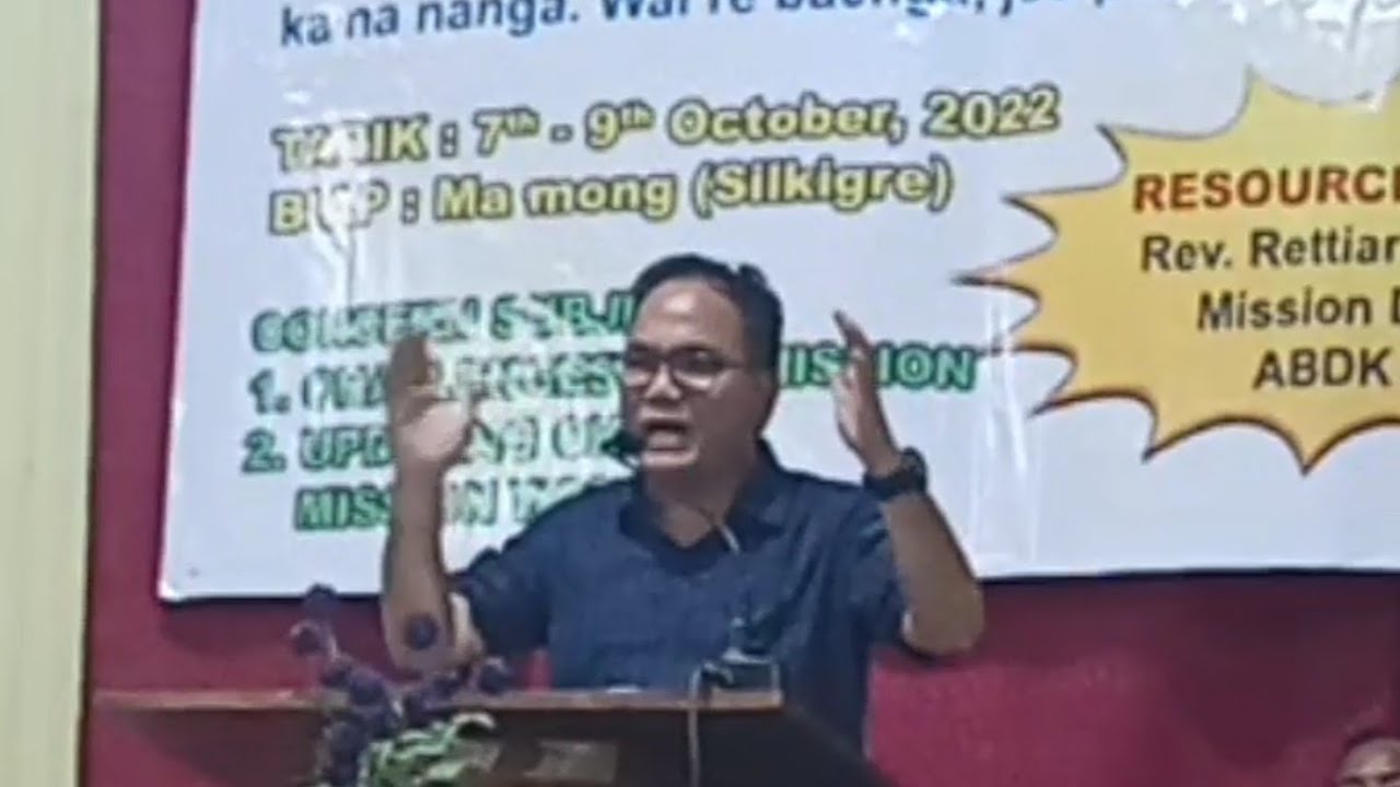 Sermon||Rev. Rettiar G. Momin||Mission Conference||Org. by: Silkigre Baptist Church||7-9 Oct. 2022