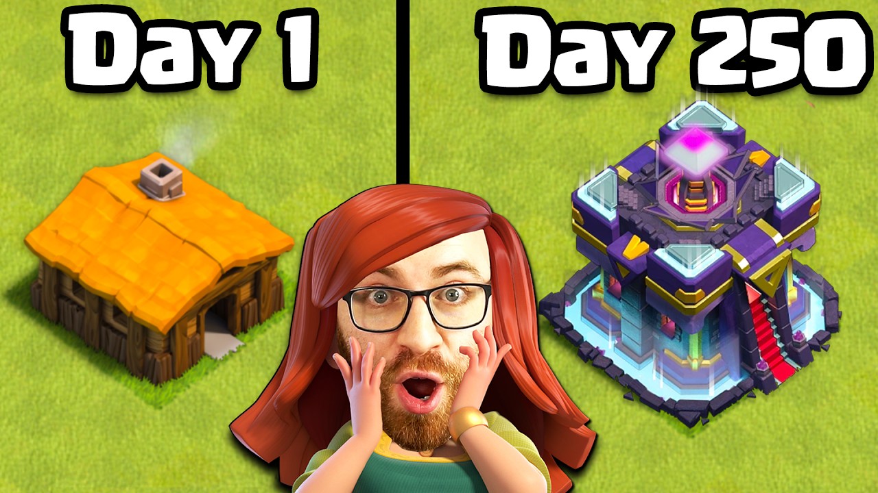 I Played a New Clash of Clans Account for 250 Days Straight!