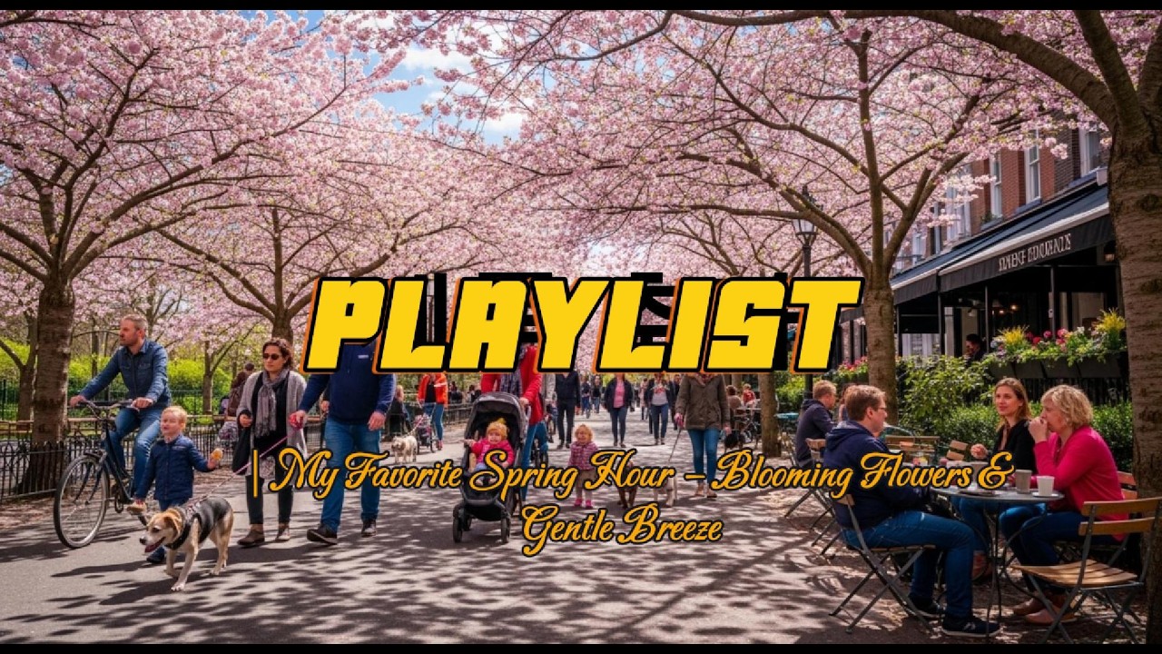 𝗝𝗮𝘇𝘇 𝗣𝗶𝗮𝗻𝗼 | My Favorite Spring Hour – Blooming Flowers & Gentle Breeze