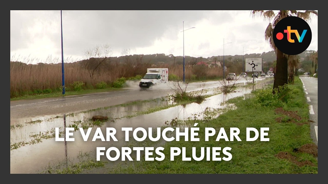 Le Var touché par de fortes pluies en ce début du mois de mars 2026