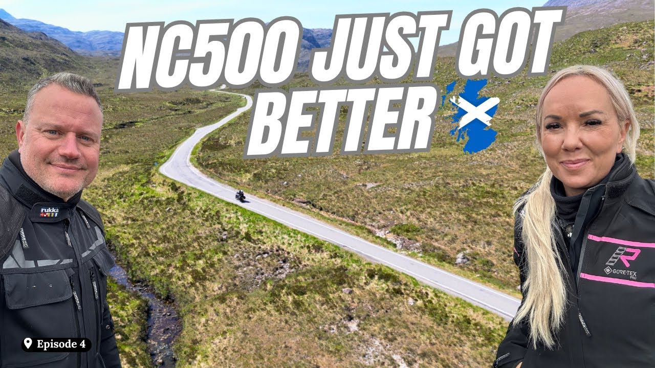 NC500 Scotland’s Stunning West Coast by Motorcycle -Ullapool to Applecross EP4