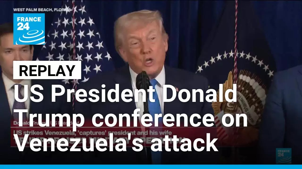 REPLAY: US President Donald Trump Press conference on Venezuela's attack and capture of Maduro