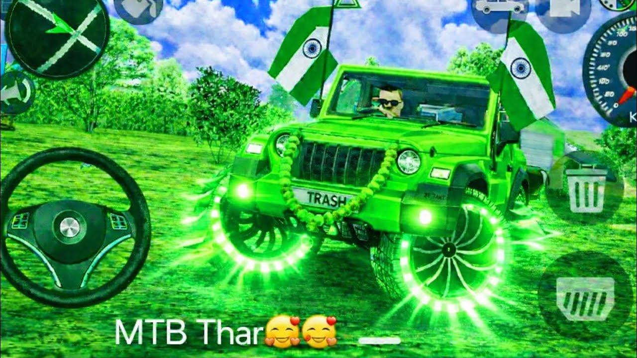 Modified Mahindra Thar😈Games:Indian green Thar(Gadi Wala Games)Car Game Android Game-#2026​​​​ Part7