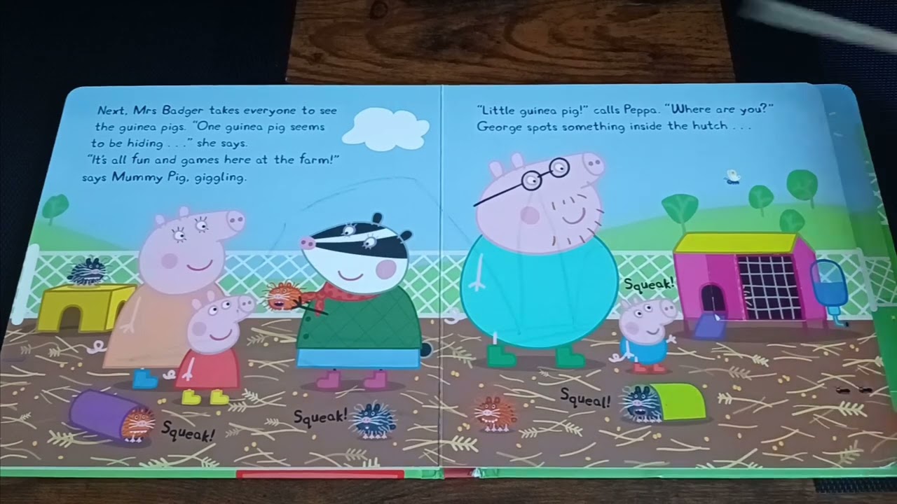 Peppa at the Farm☆☆A lift-the-flap Book☆☆ Reading aloud for kids Bedtime Story 🌙 😴